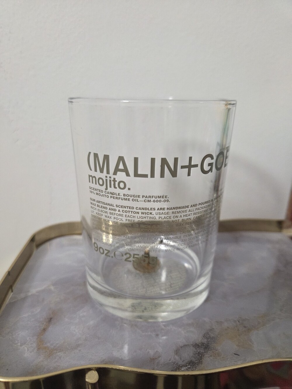 FULL SIZE EMPTY MALIN & GOETZ CANDLE JAR🕯🕯